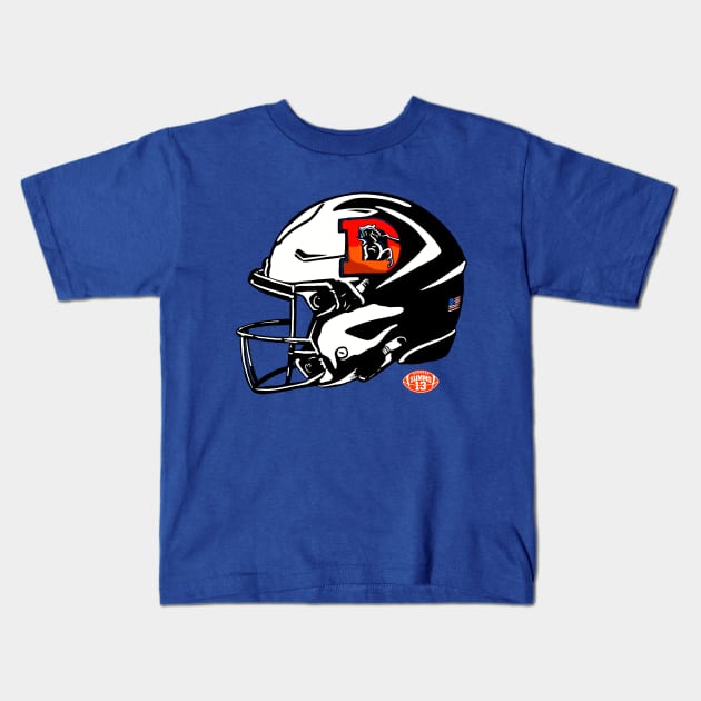 Snowcapped Helmet Kids T-Shirt by Summo13